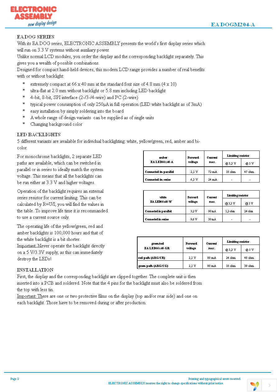 EA FL-22P Page 2